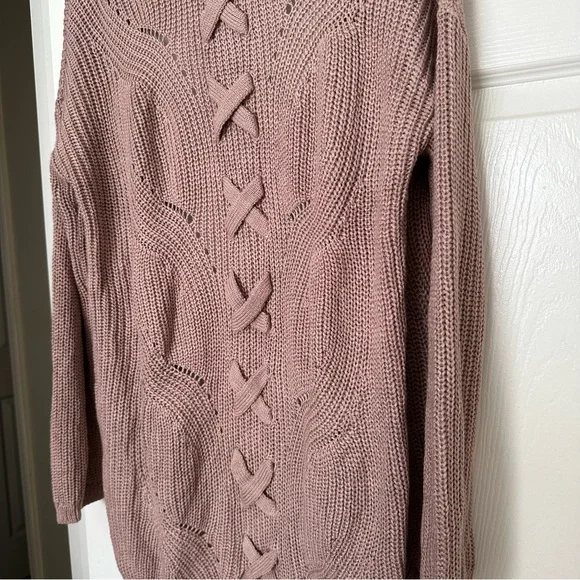 Hippie Rose light Pink Long Sleeve Cardigan - Picture 5 of 9